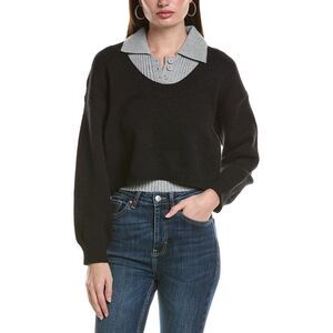 Line & Dot Womens  Lowen Sweater, Black